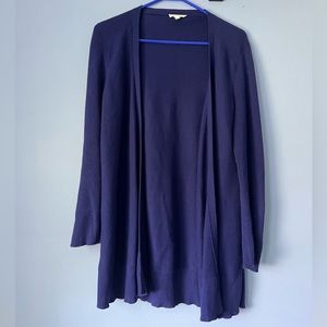 Eileen Fisher Open Front Cardigan Organic Cotton Size MP